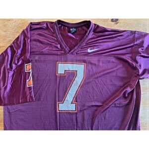 Vintage Michael Vick Virginia Tech Hokies #7 Jersey Adult Size XXL 2XL